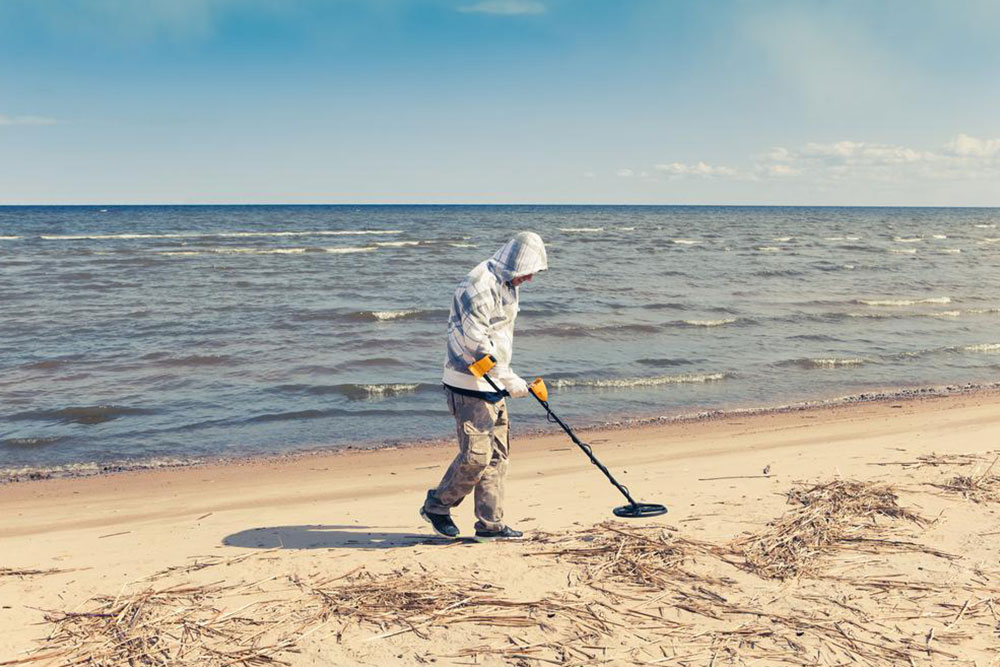 Basic working principle of a metal detector