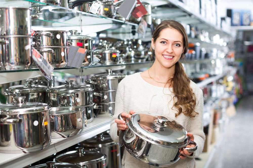 Check out the cookware galore at Calphalon